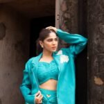 The Aqua Bloom Linen Co-ord Set