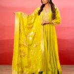 The Zest Marodi Chanderi Gown Set