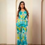 The Tropical Bloom Linen Co-ord Set